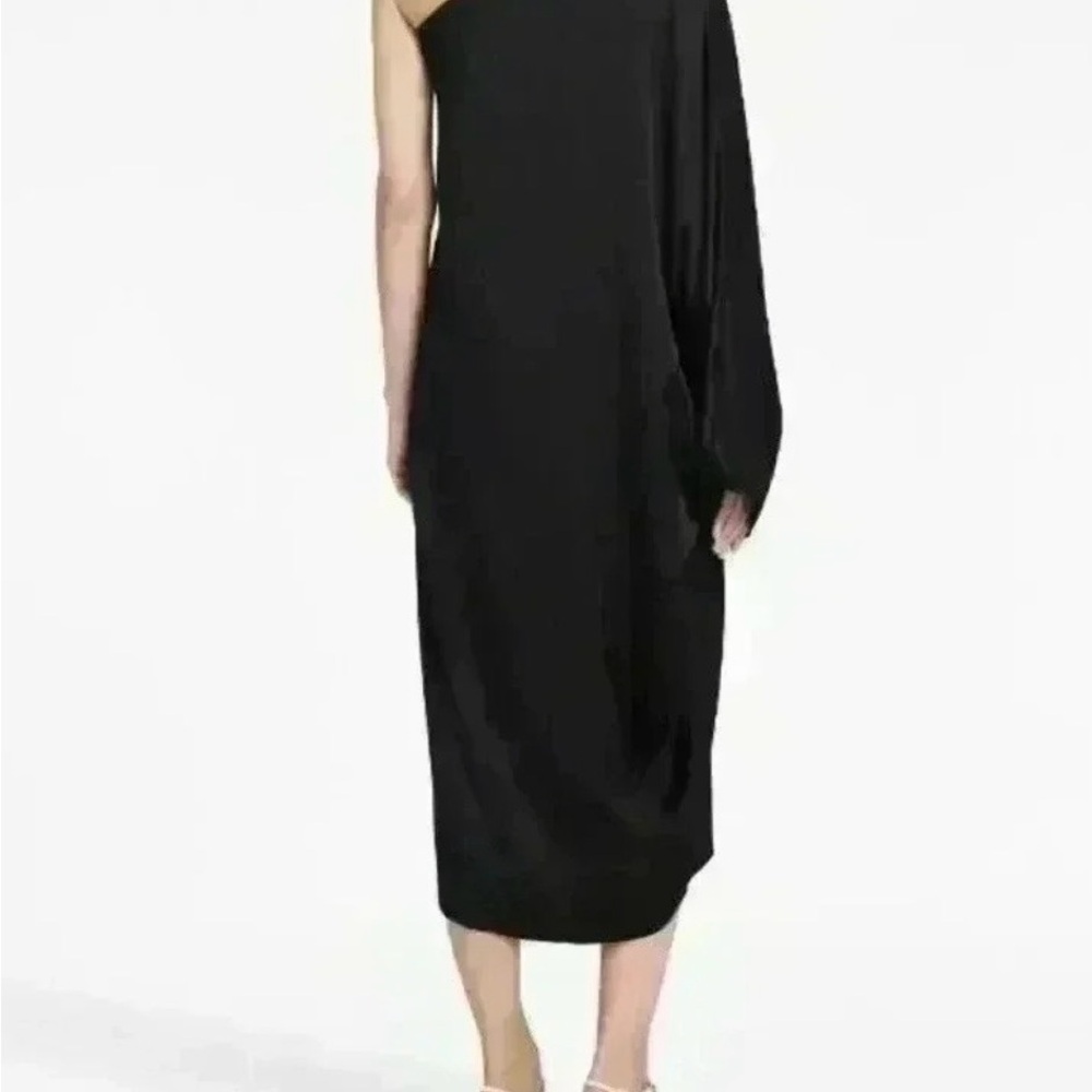 Anine Bing Rowan one sleeve silk midi dress. Xs petite - Picture 11 of 12